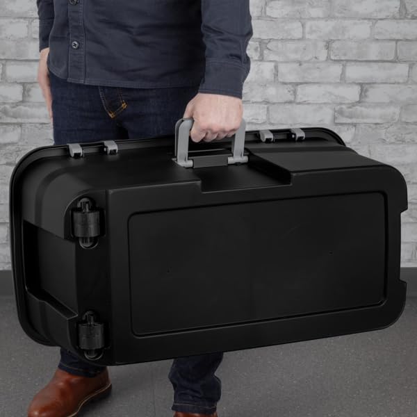 Black 22 Gallon Wheeled Storage Trunk H307200