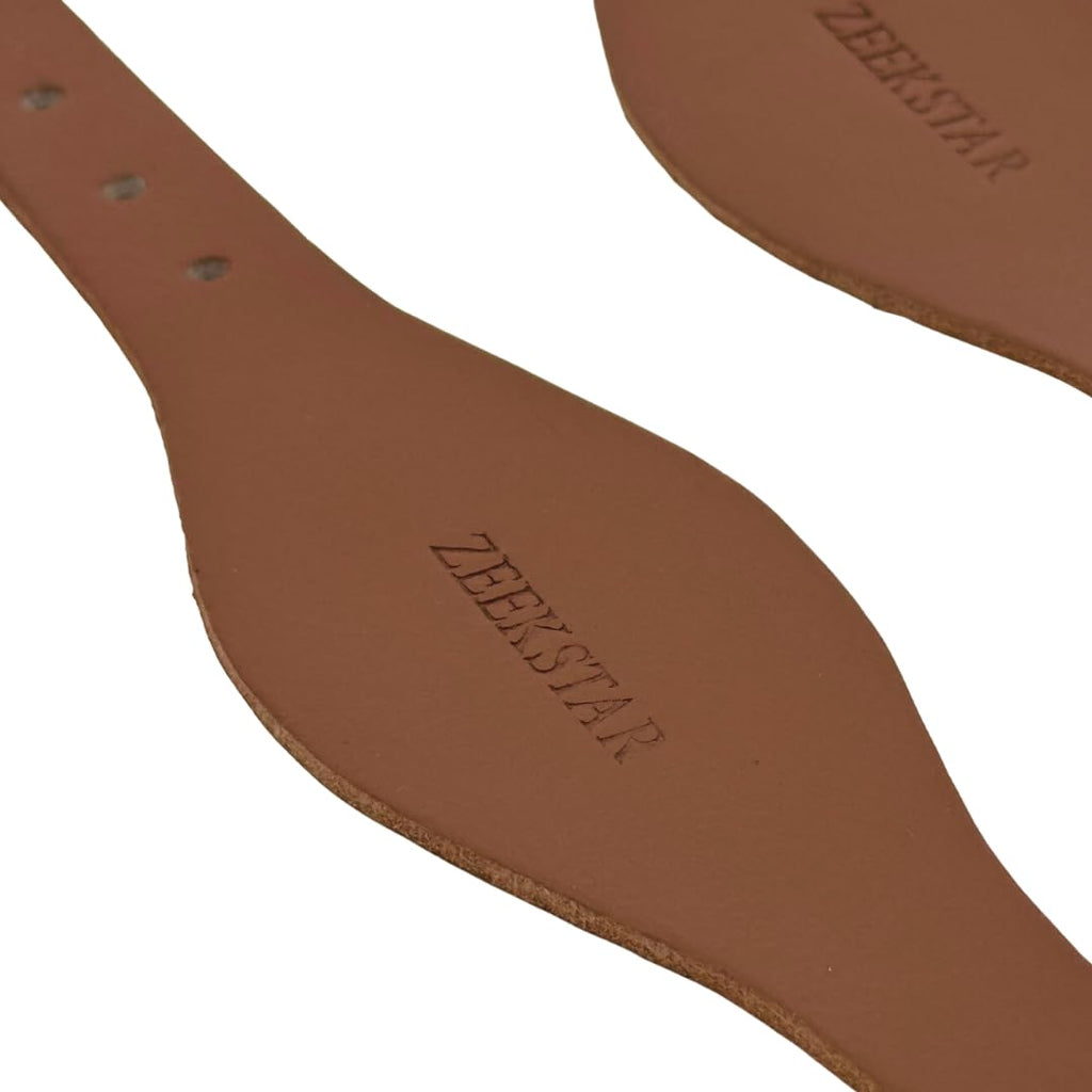 Leather Stirrup Hobble Straps with Stainless Steel Buckle C824293