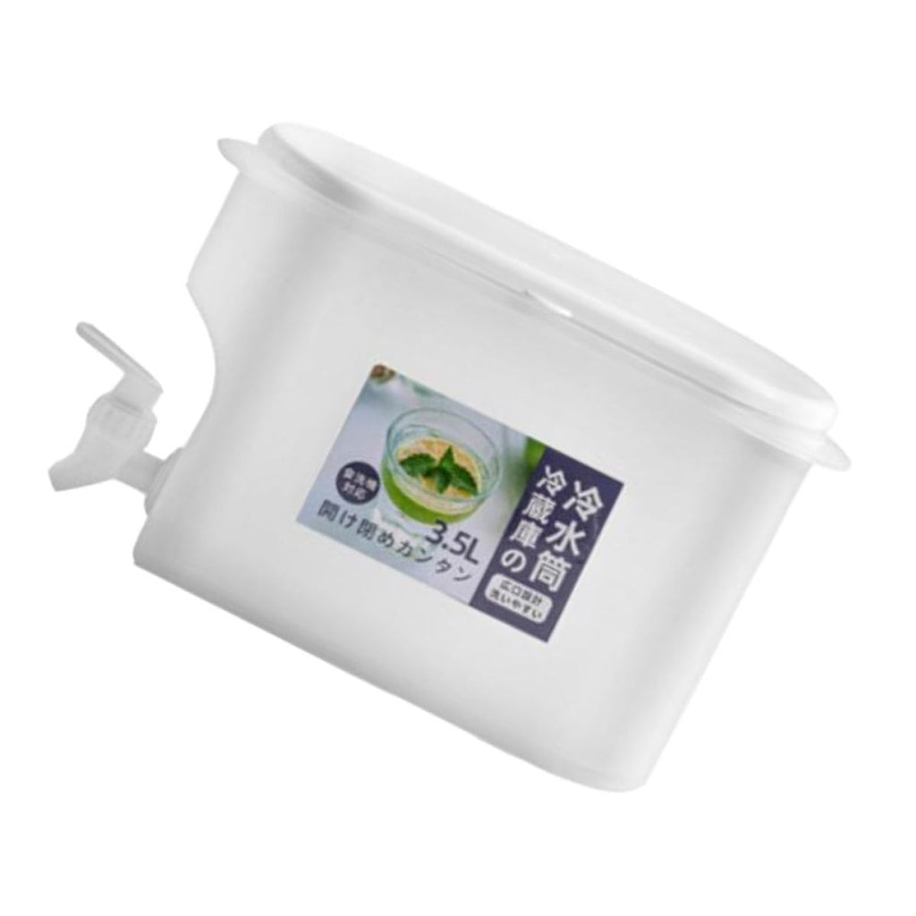 Cold Water Jug with Faucet 3.5l White C8939