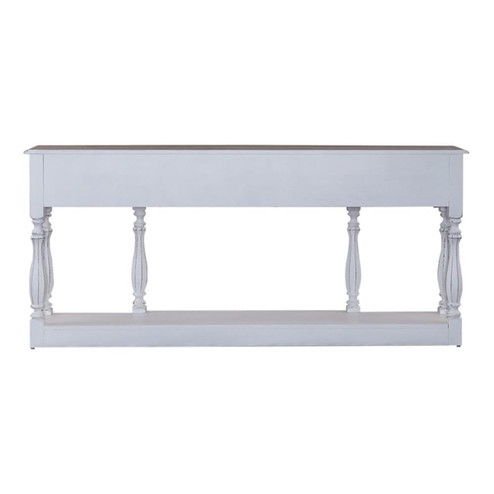 72-Inch Console Table with 3 Drawers and Bottom Shelf H604