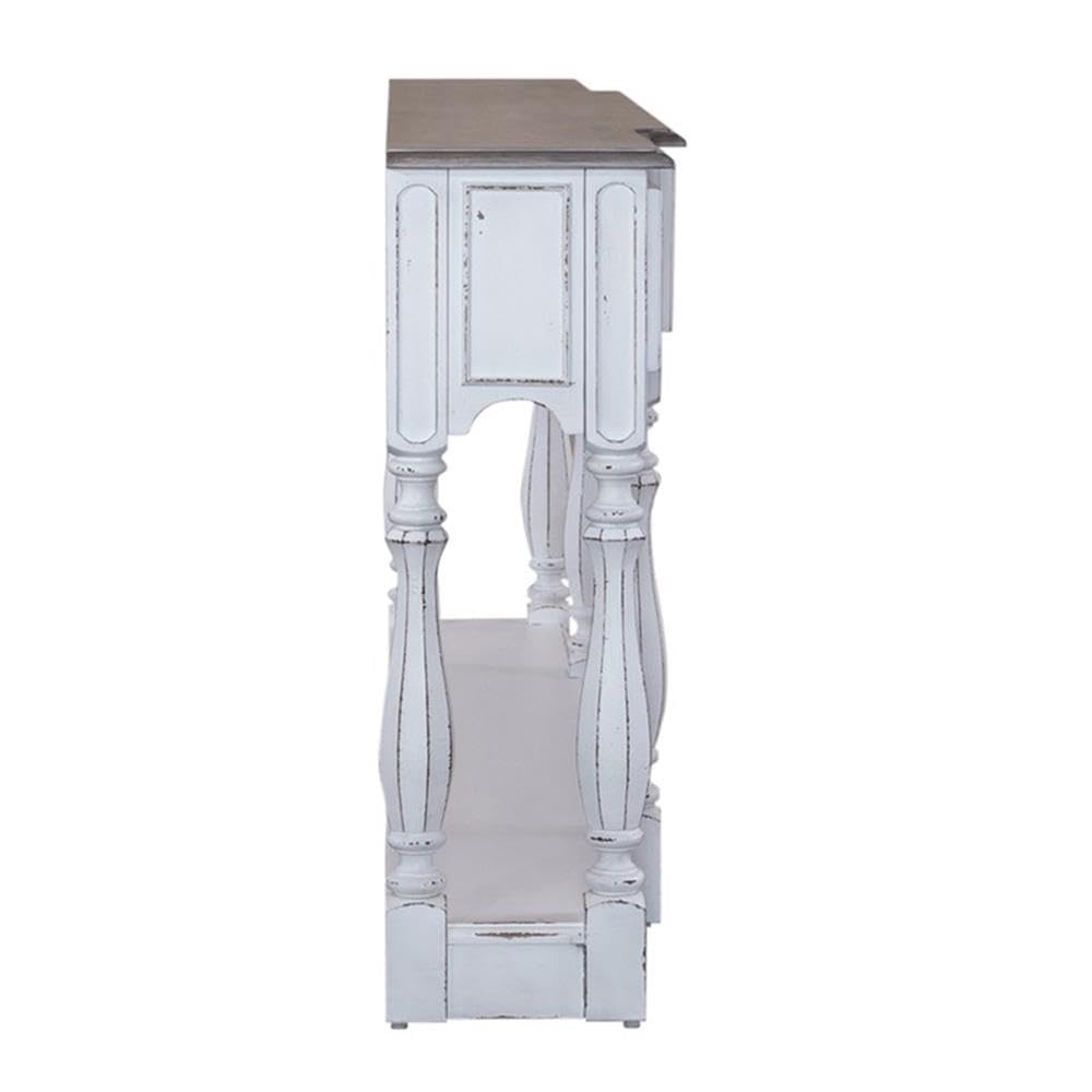 72-Inch Console Table with 3 Drawers and Bottom Shelf H604
