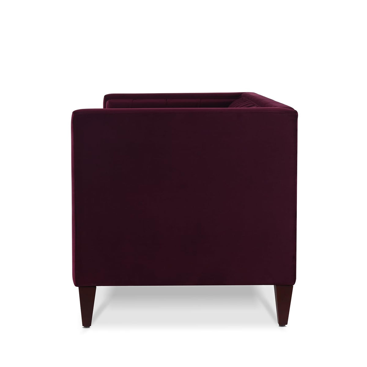 84 inch Burgundy Velvet Tufted Sofa B709
