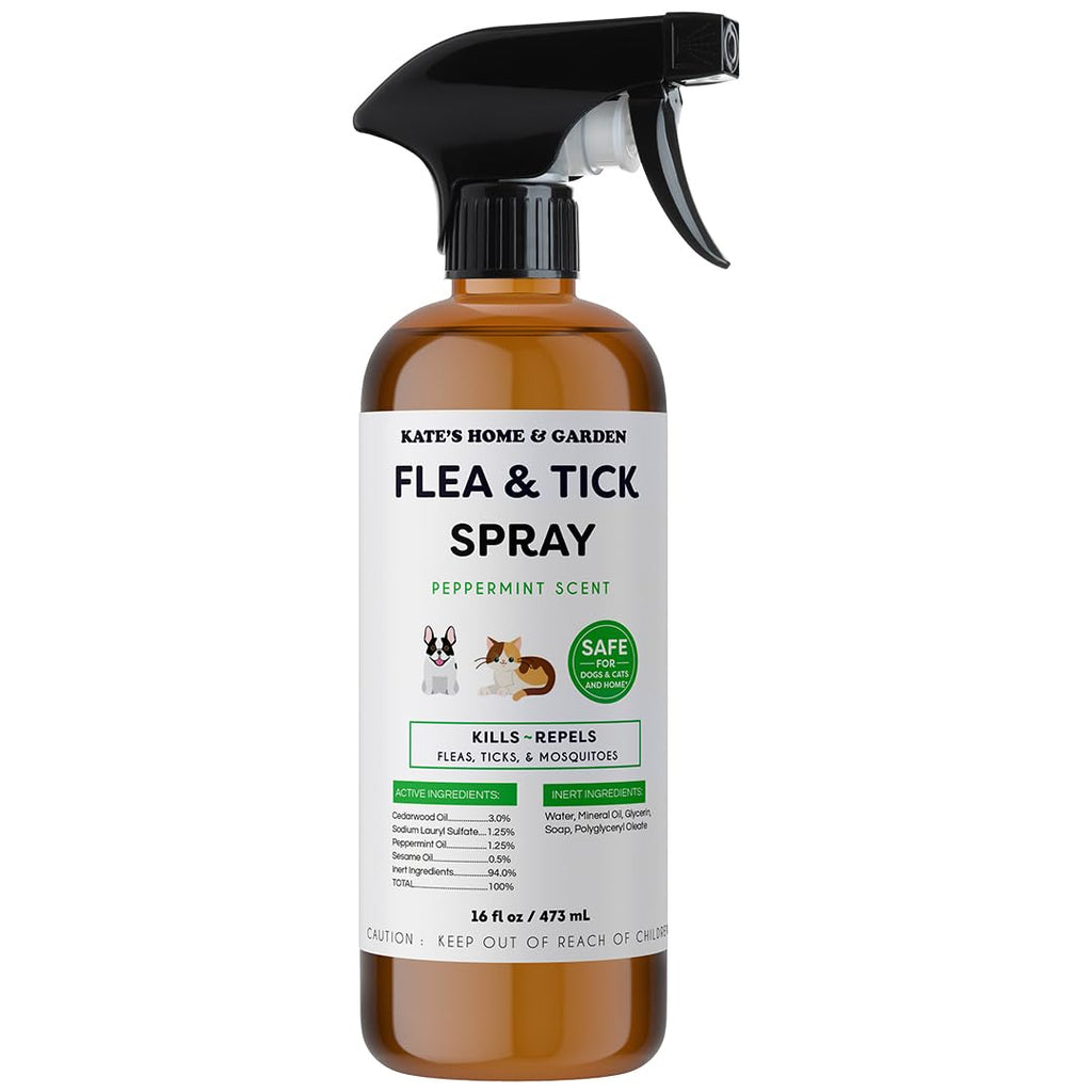 Flea and Tick Spray for Dogs & Cats 16oz Z6463