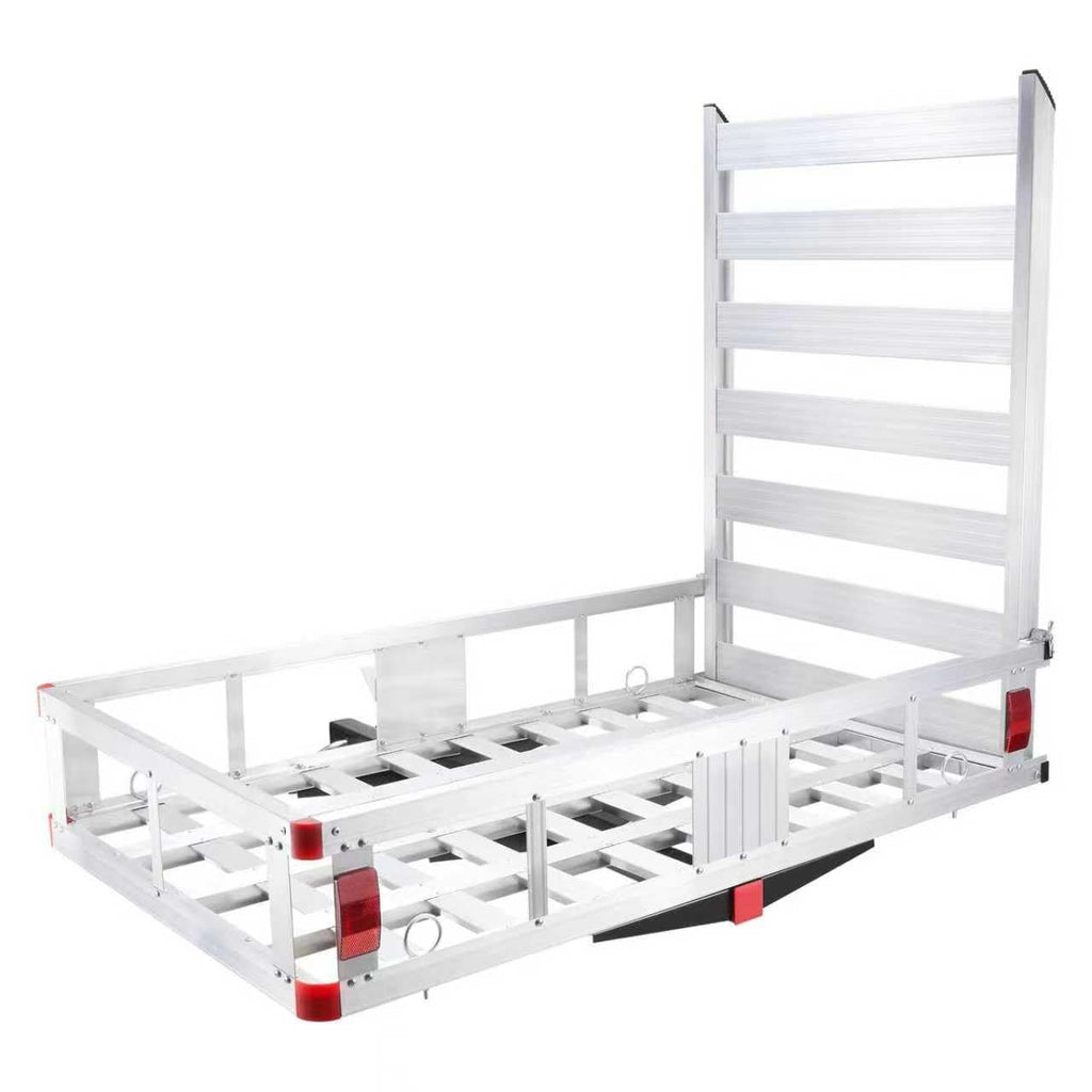 Aluminum Hitch Cargo Carrier with Folding Ramp V431