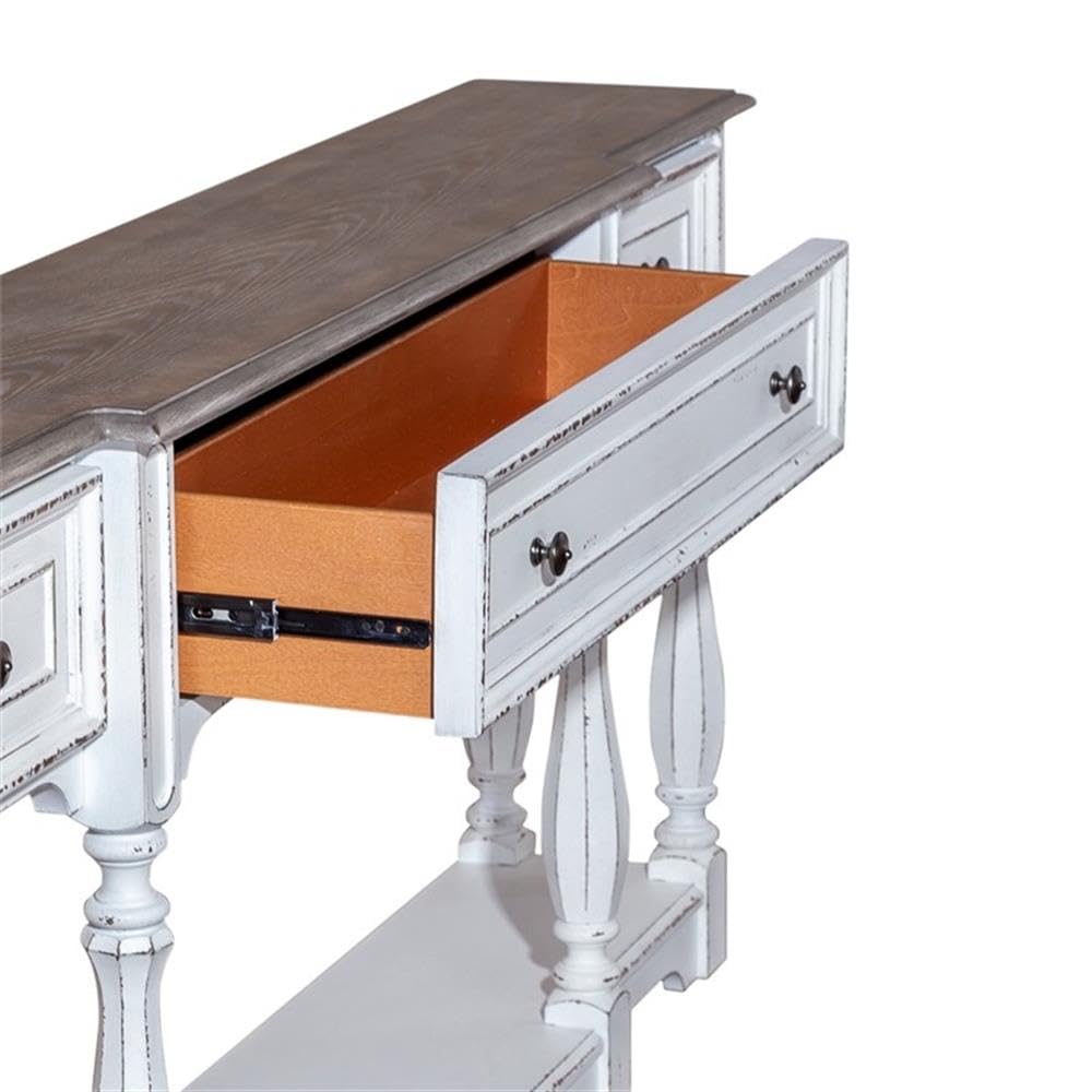 72-Inch Console Table with 3 Drawers and Bottom Shelf H604