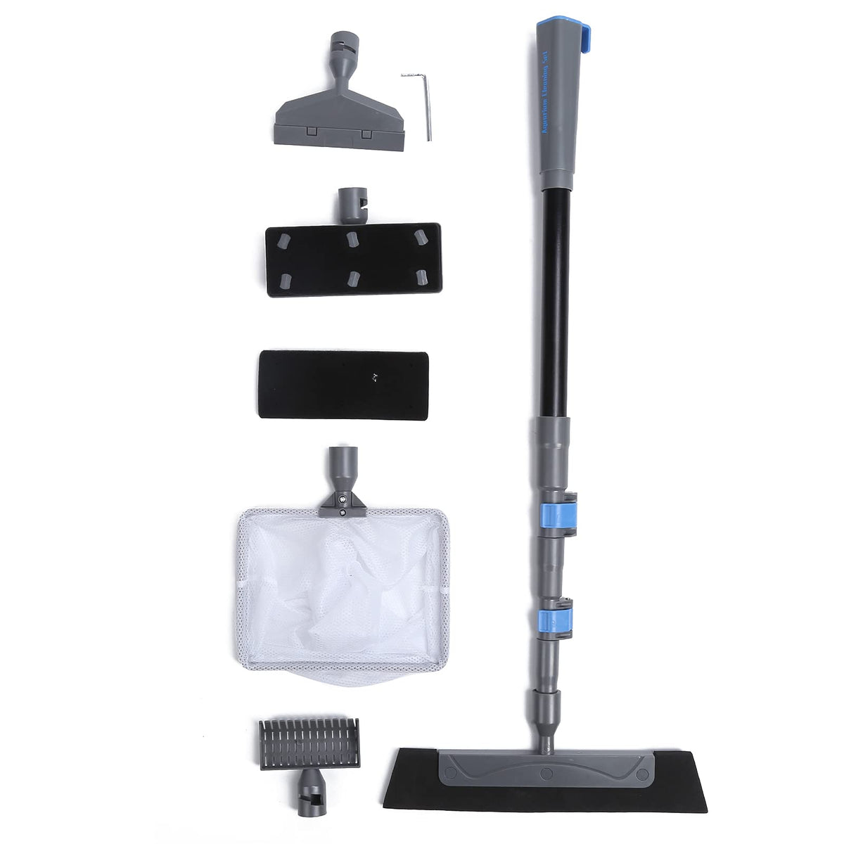 5 in 1 Aquarium Maintenance Kit with Telescopic Brush and Soft Net O552505