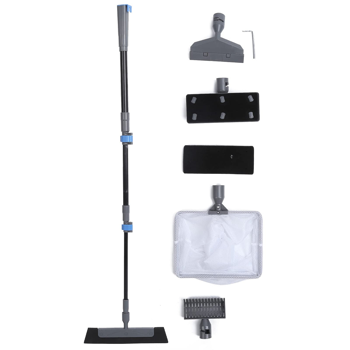 5 in 1 Aquarium Maintenance Kit with Telescopic Brush and Soft Net O552505