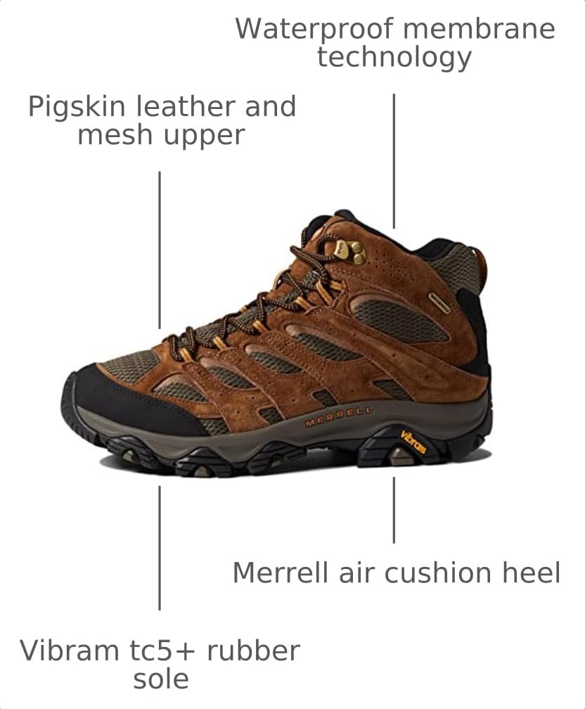 Waterproof Mid Hiking Boots S555
