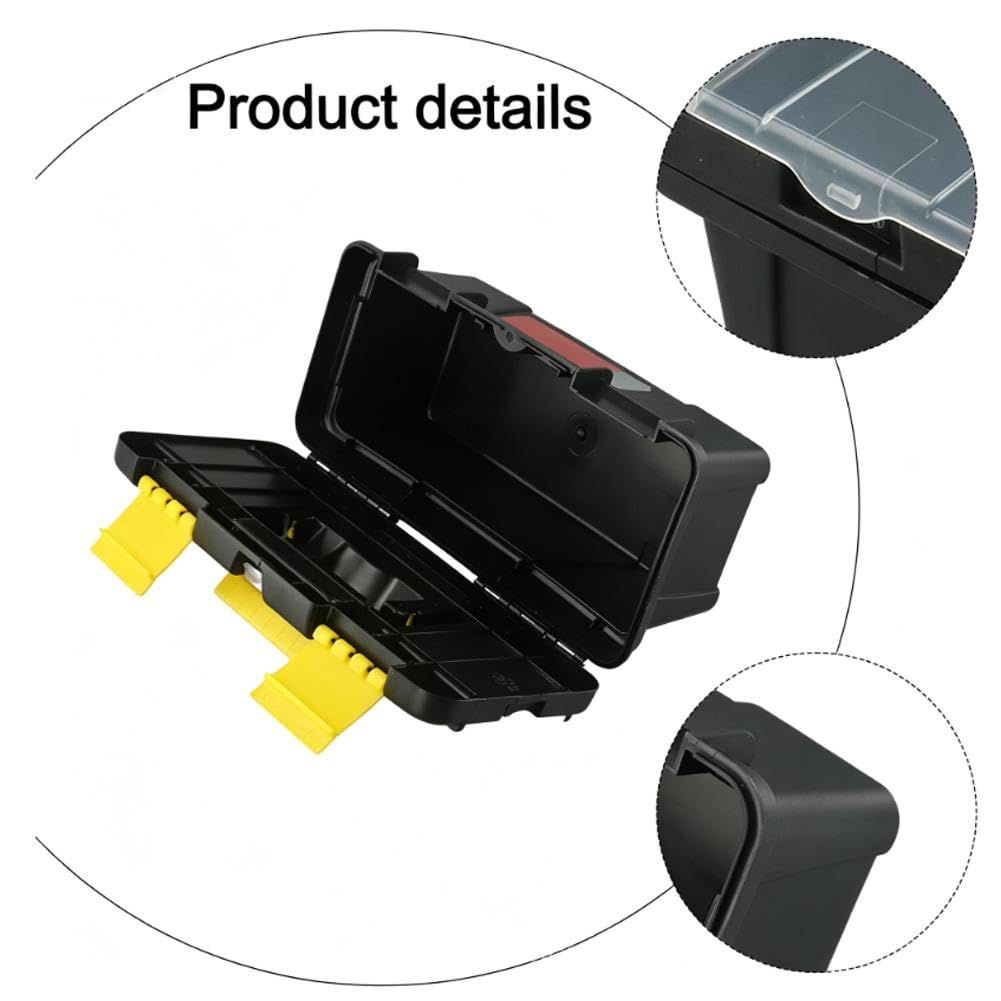 10-Inch Two-Layer Plastic Toolbox with Reinforced Handle B371