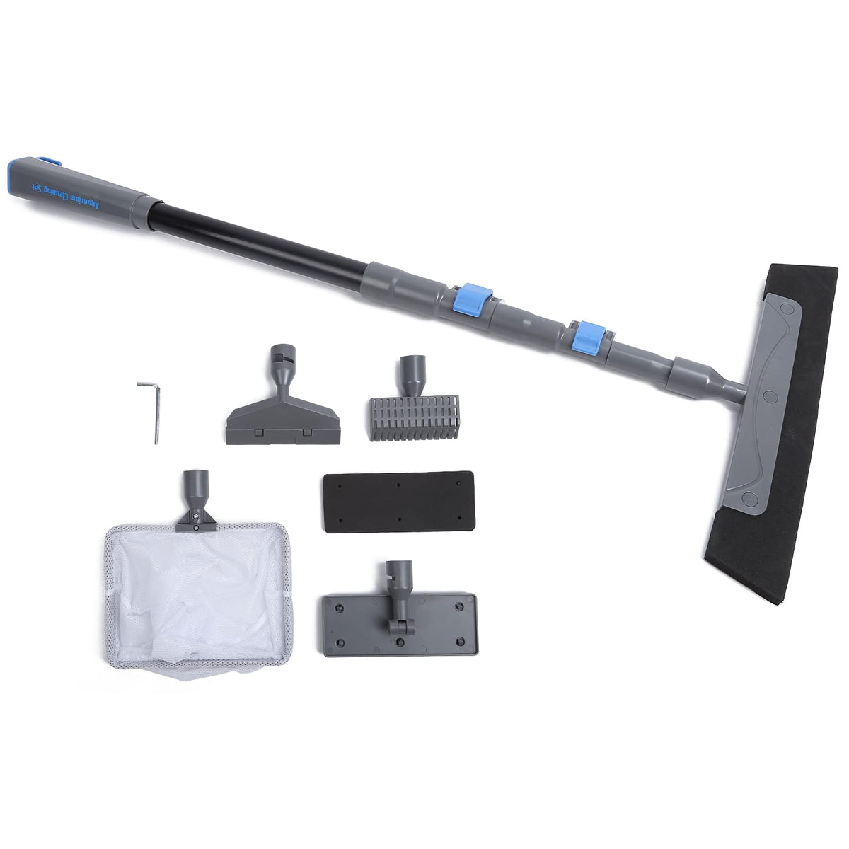 5 in 1 Aquarium Maintenance Kit with Telescopic Brush and Soft Net O552505
