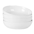 4-Piece 41oz Porcelain Ceramic Salad Bowls Set White S508184