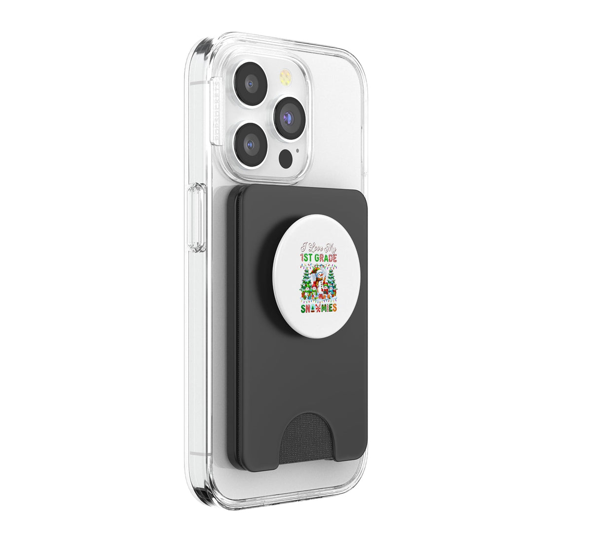 1st Grade Snowmen Teacher Students PopWallet for MagSafe B9474