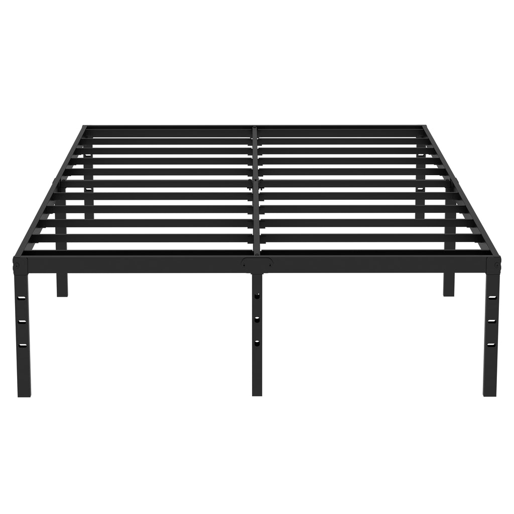 Queen Size Black Metal Platform Bed Frame S9899