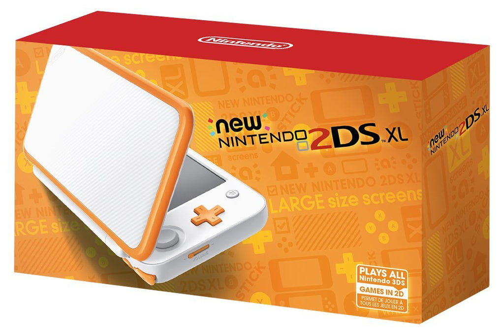 White Orange 2DS XL Console P854599