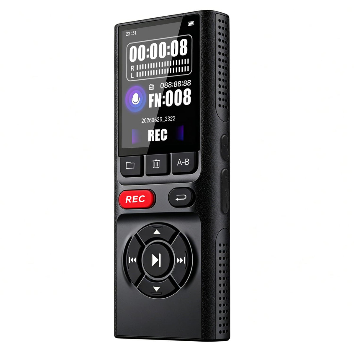64GB Digital Voice Recorder with Playback USB I7673