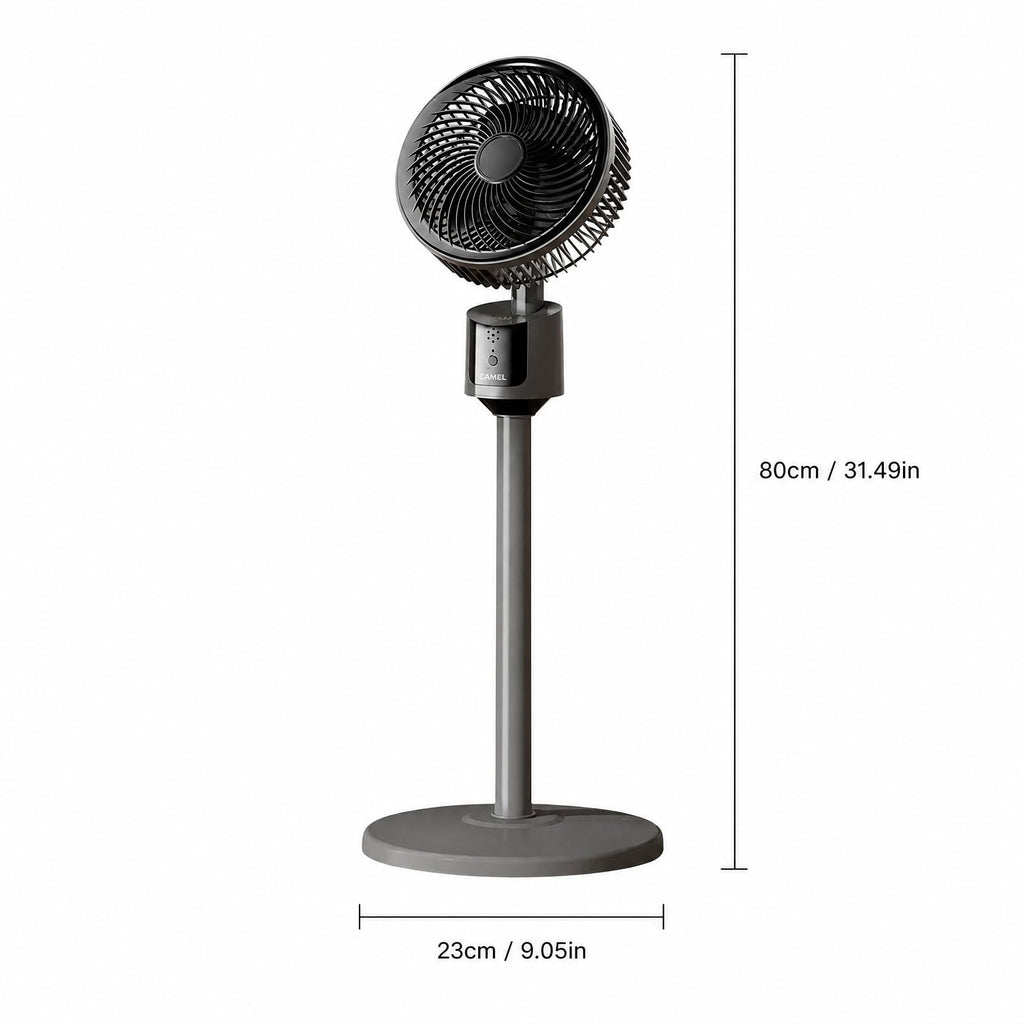 Pedestal Fan with USB Power, 3 Speed Quiet Floor Fan N9706
