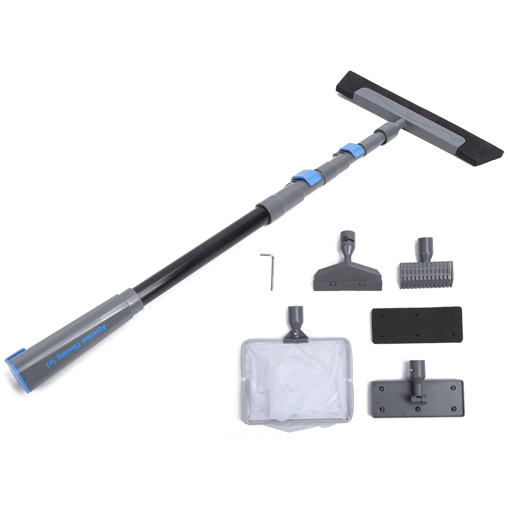 5 in 1 Aquarium Maintenance Kit with Telescopic Brush and Soft Net O552505