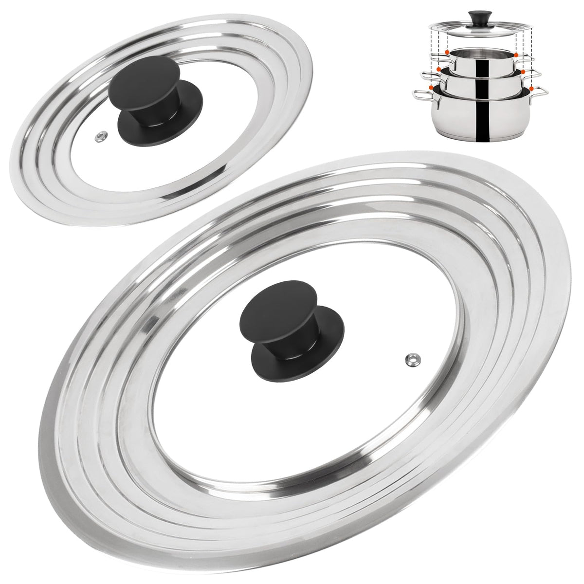 Tempered Glass Cookware Lids Y11555