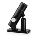 Black Electric Burr Coffee Grinder with Stainless Steel Conical Burr S64411