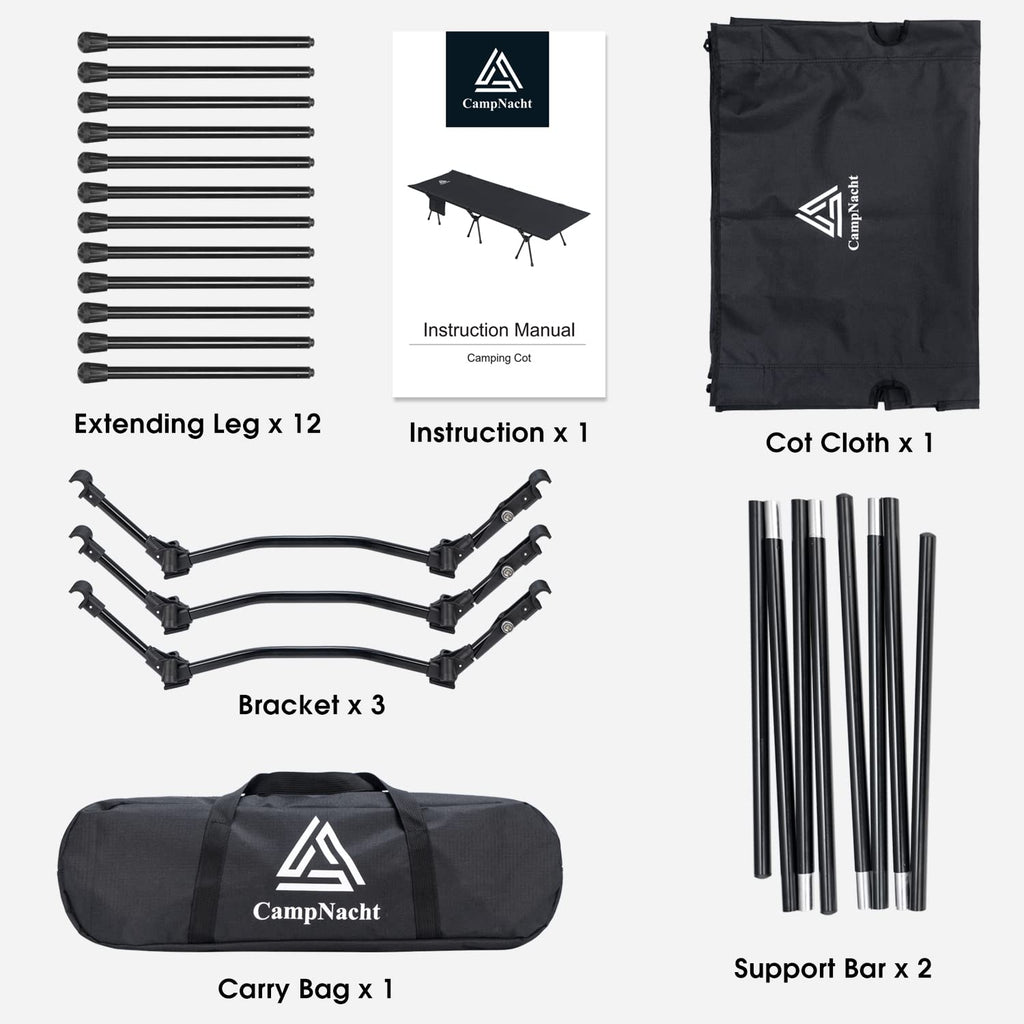 Ultralight Aluminium Camping Cot A386