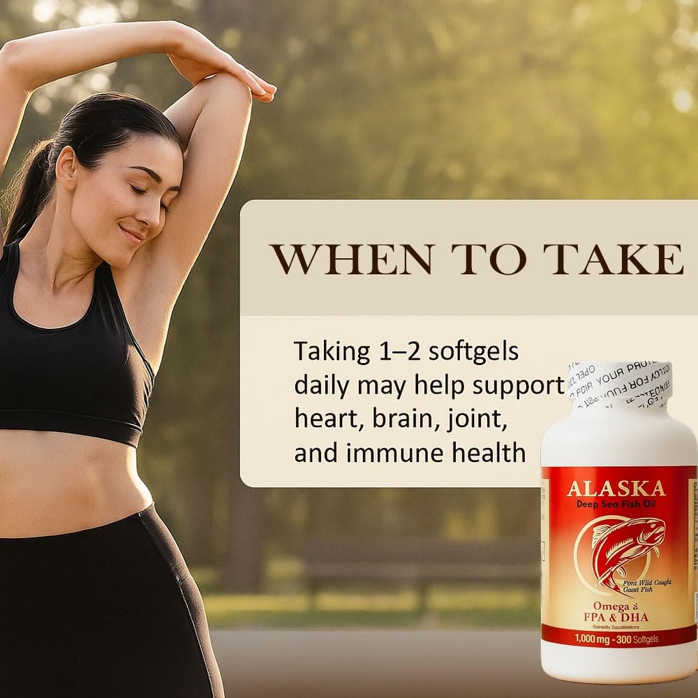Omega 3 Fish Oil 1000mg 300 Softgels M5632