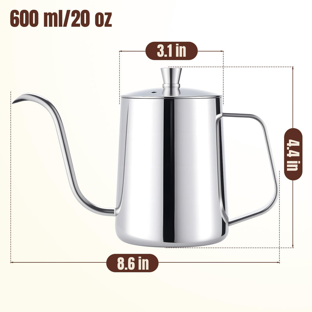 20 oz Stainless Steel Pour Over Kettle Y55689