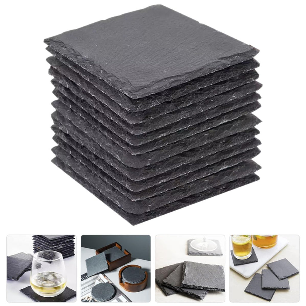 Natural Stone Decorative Cup Coaster Set A32035