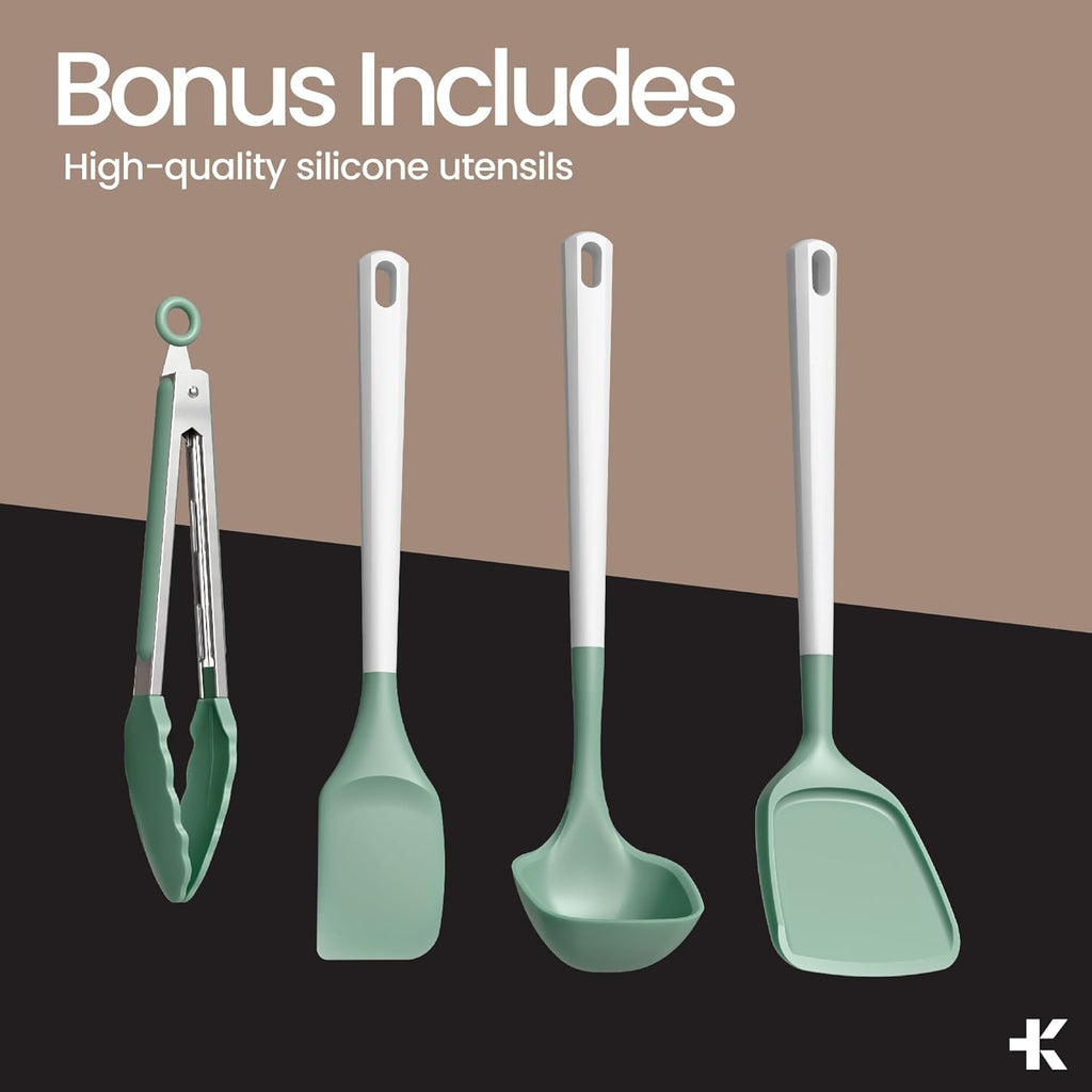 12-Piece Nonstick Ceramic Cookware Set Y660