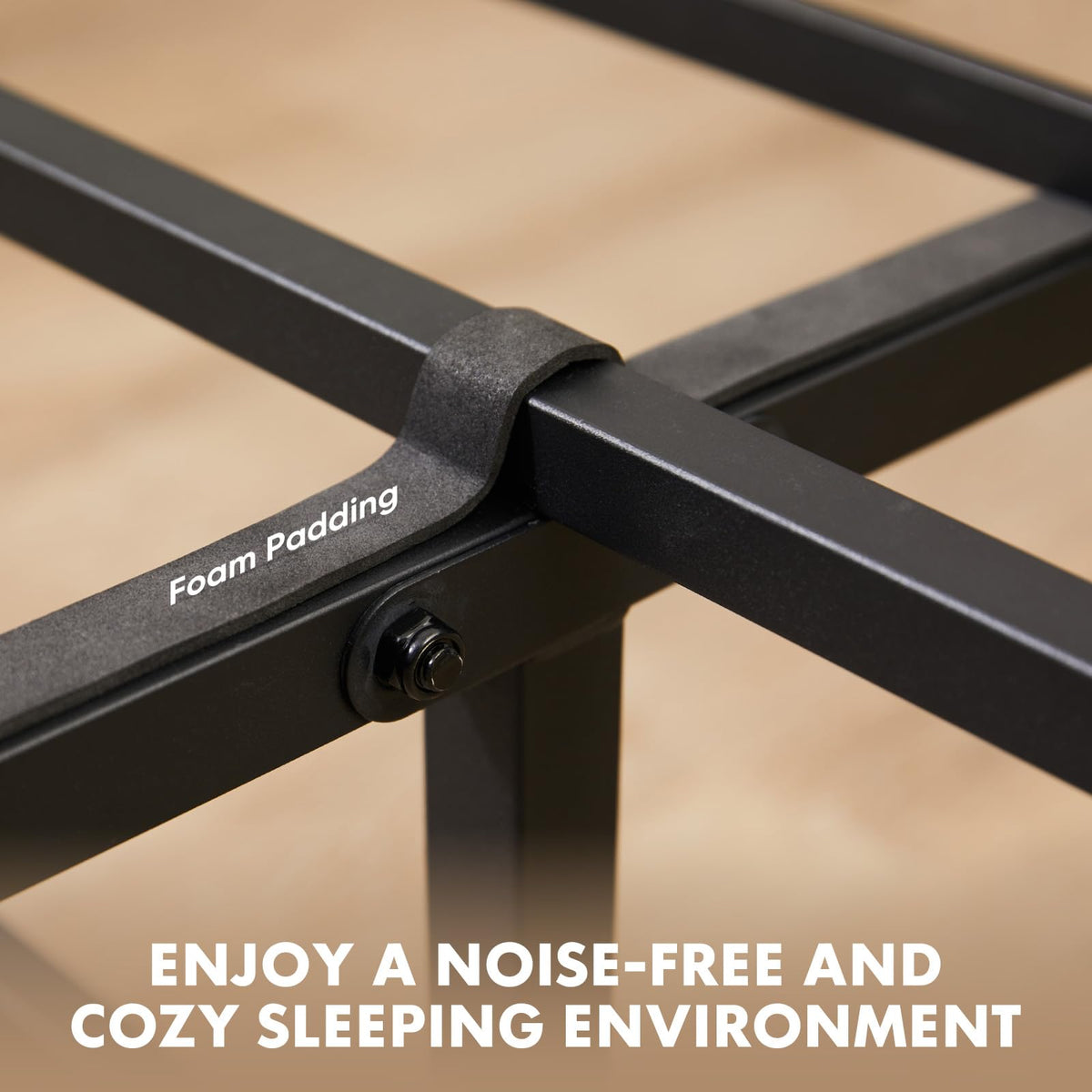 Twin Wood Bed Frame with Headboard G465