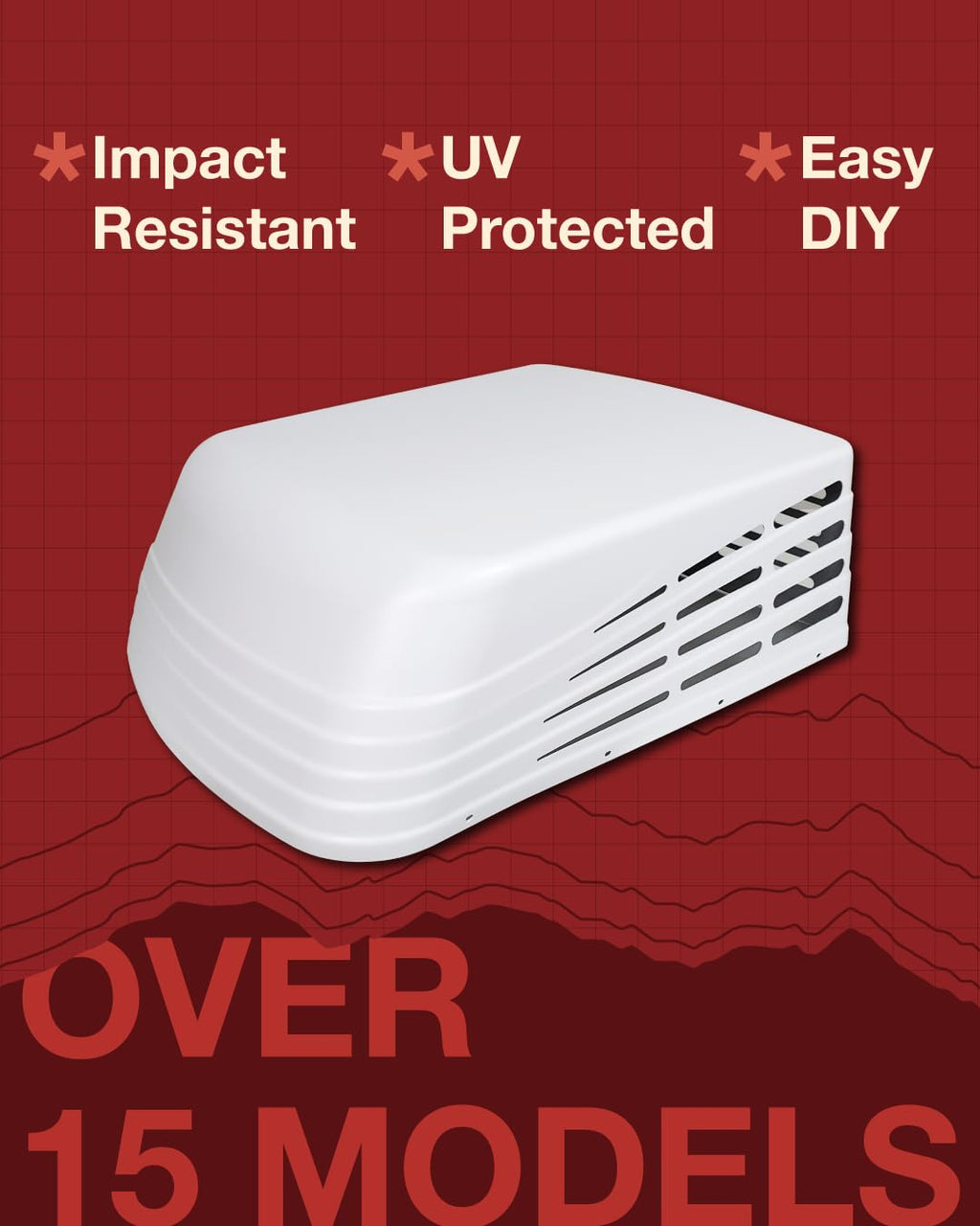 White A/C Shroud U15550