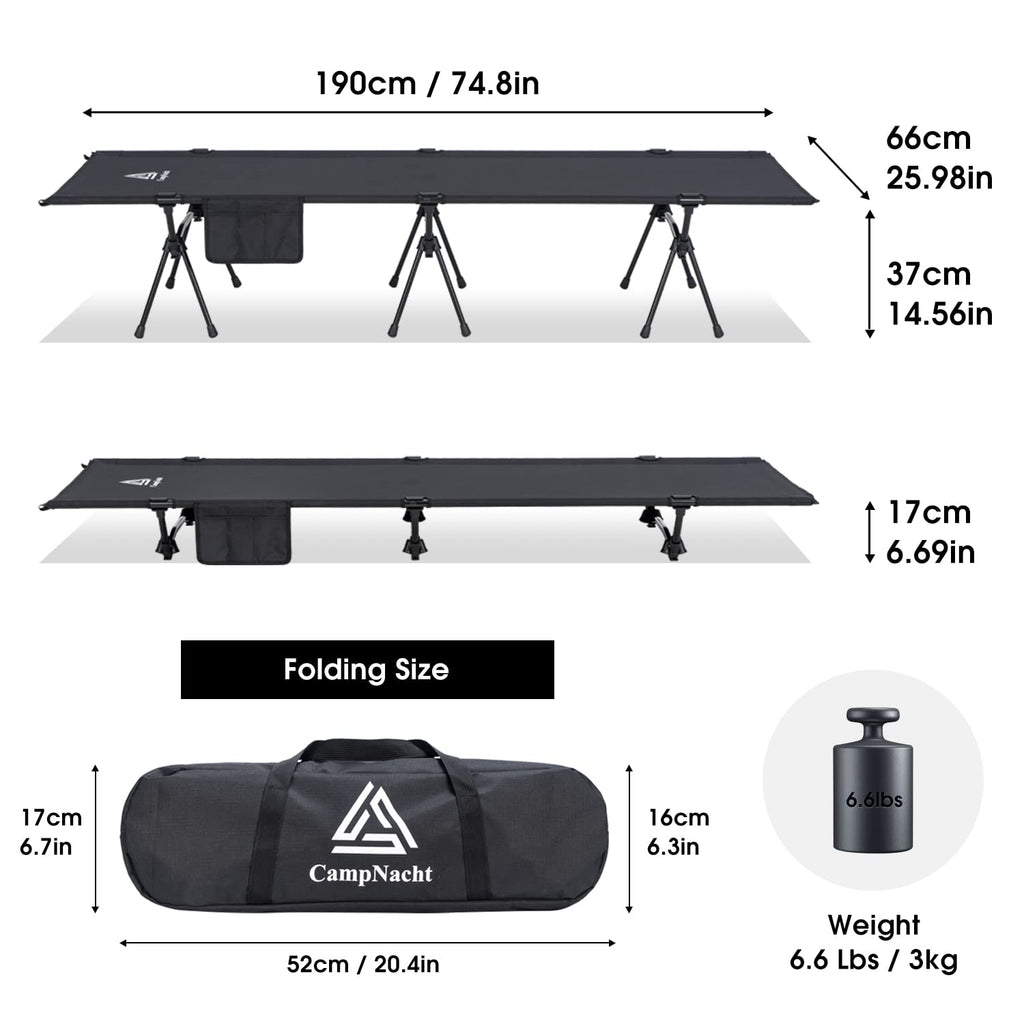 Ultralight Aluminium Camping Cot A386