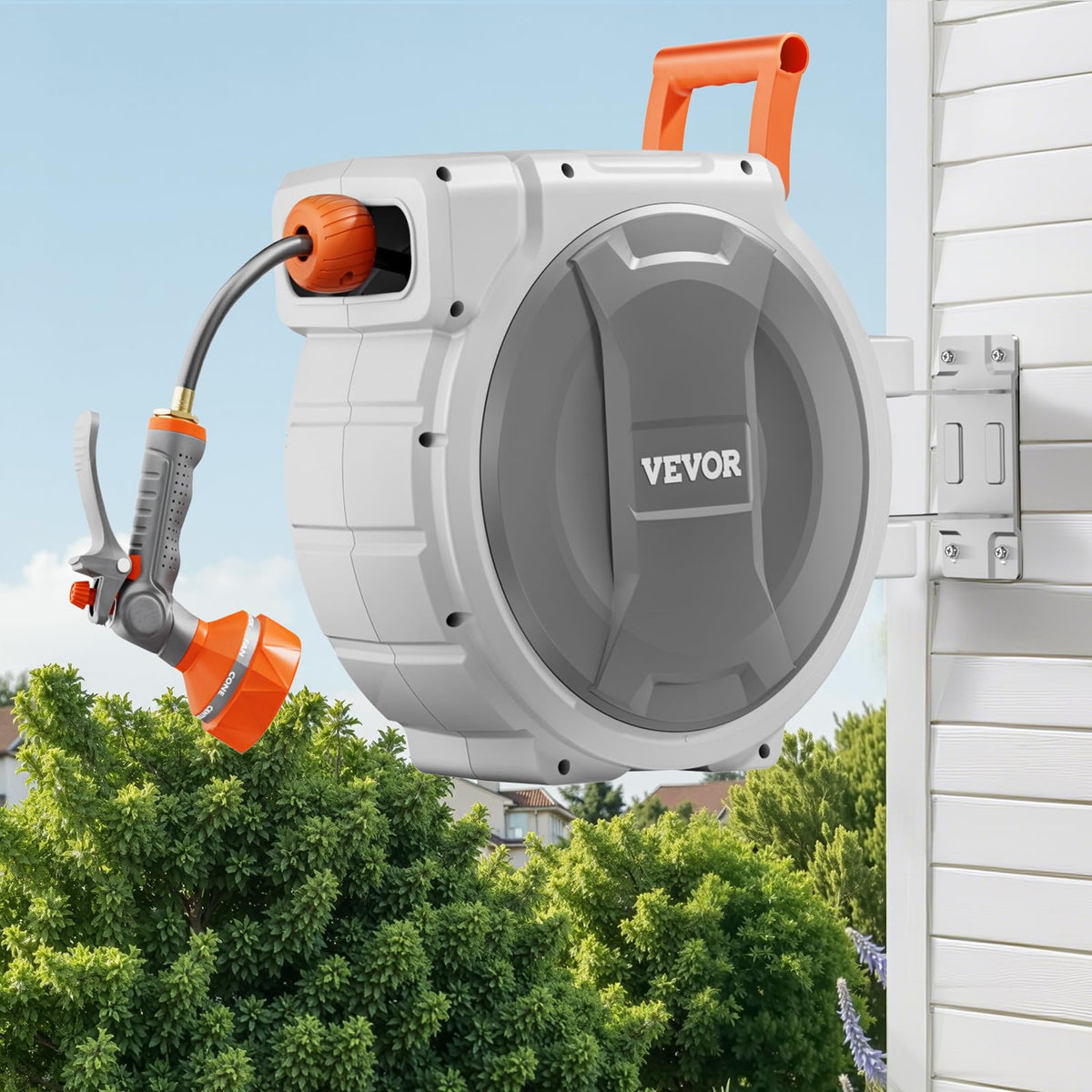 5/8 Inch x 100 ft Retractable Garden Hose Reel M574