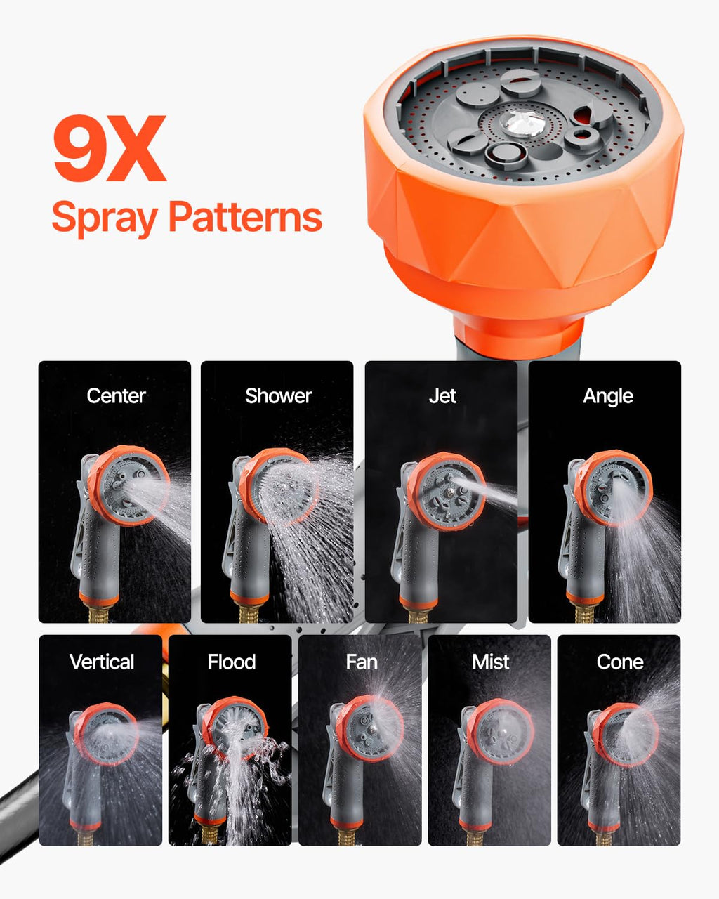 5/8 Inch x 100 ft Retractable Garden Hose Reel M574
