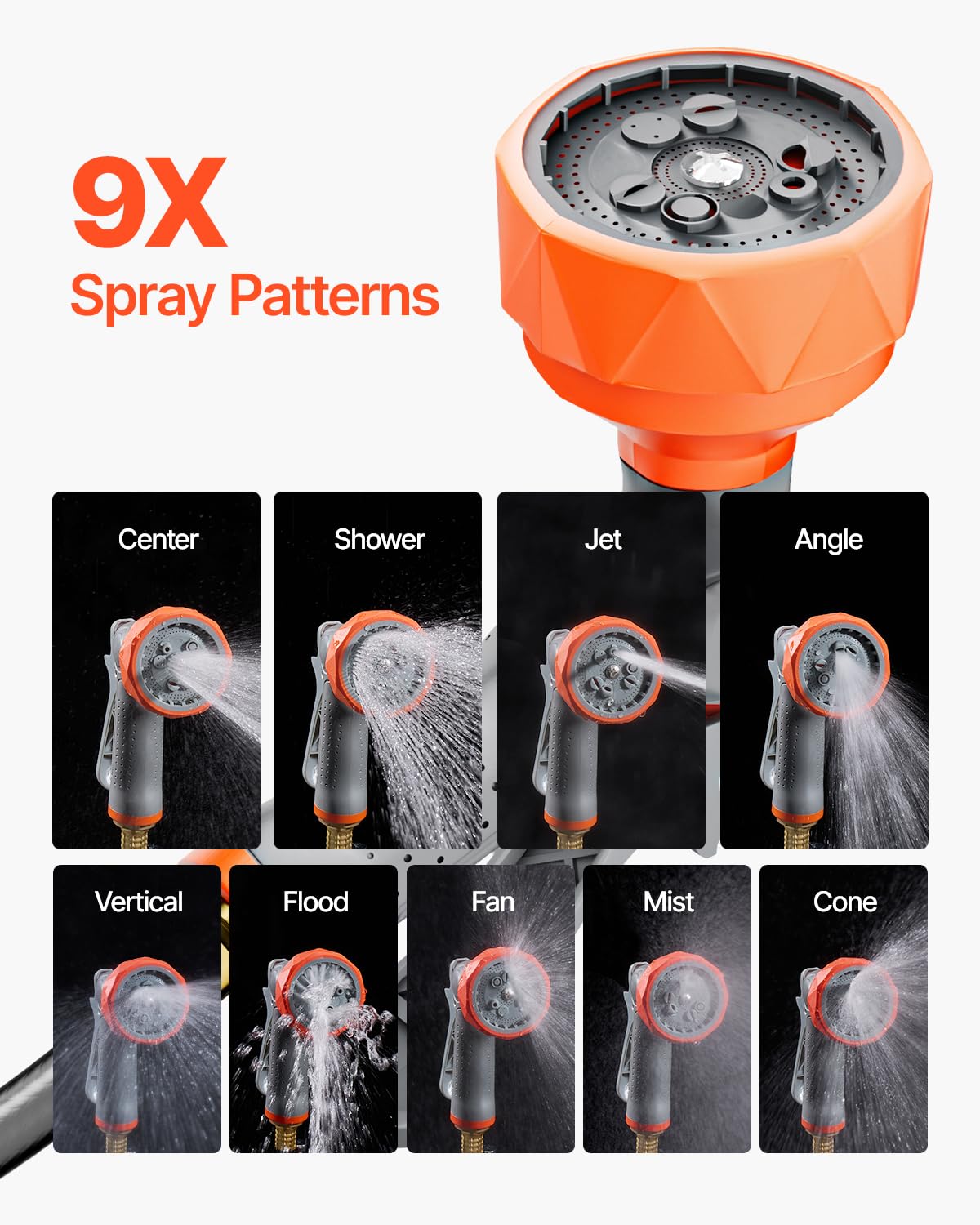 5/8 Inch x 100 ft Retractable Garden Hose Reel M574