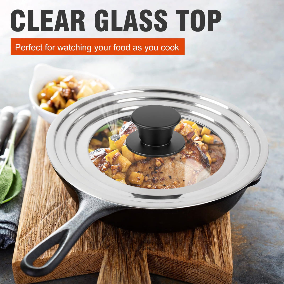 Tempered Glass Cookware Lids Y11555