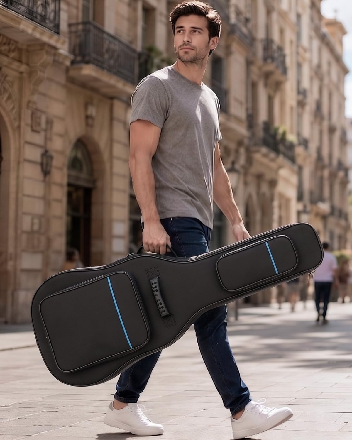 37/38/39 Inch Waterproof Cloth Electric Guitar Bag F12875