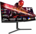 34 Inch Curved Ultrawide Gaming Monitor 180Hz UWQHD F251