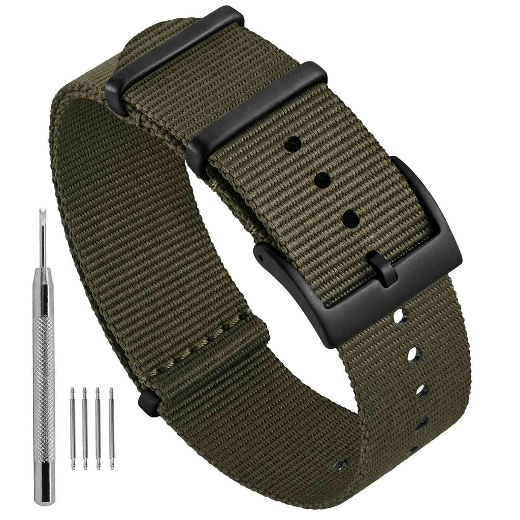 16mm 18mm 20mm 22mm Nylon Watch Bands S4341