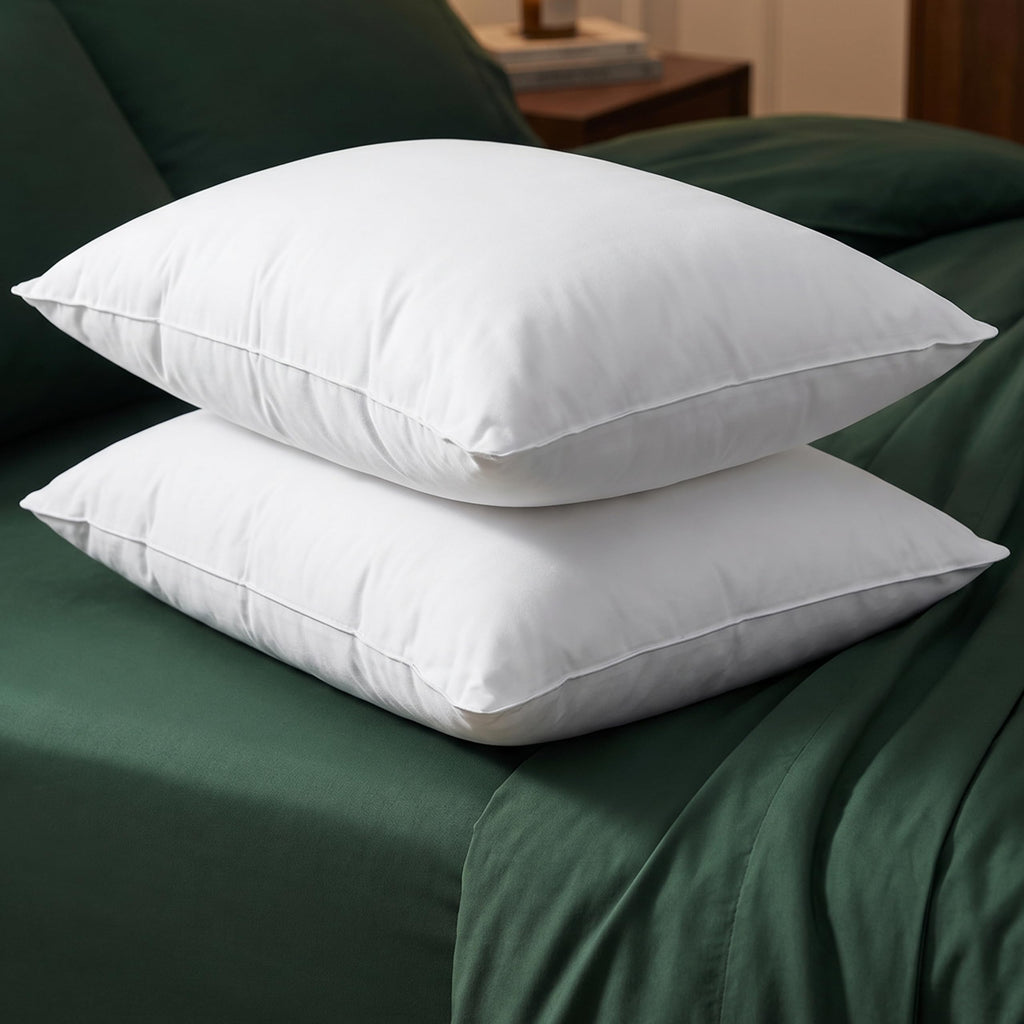 King Size Cotton Bed Pillows Set of 2 A800