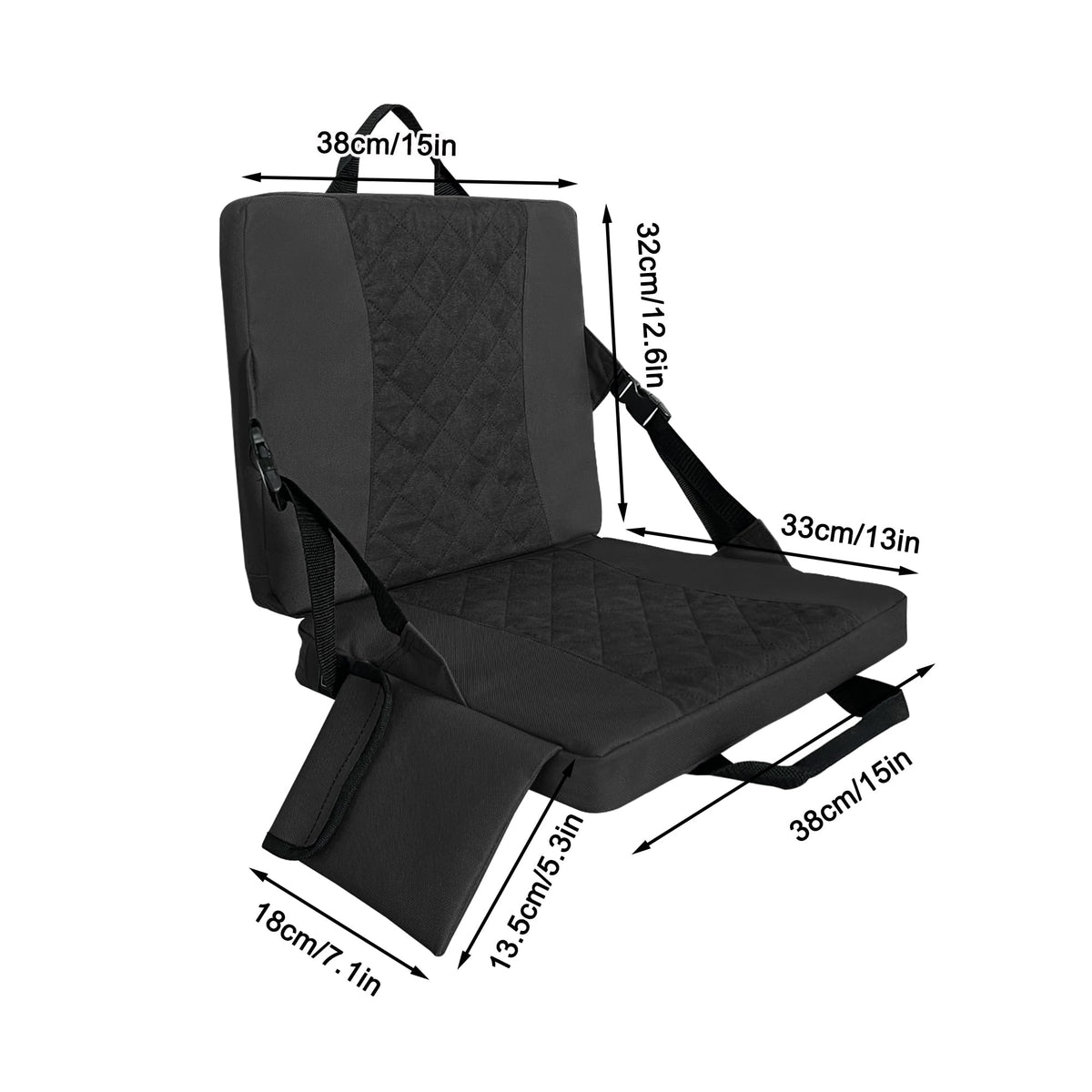 Warm Seat Cushion with Back Support R7314