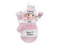 Baby's First Christmas Ornament 2026 Pink Mitten V10264