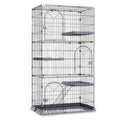 3/4-Tier Wire Cat Cage Playpen Kennel with Hammock O6555