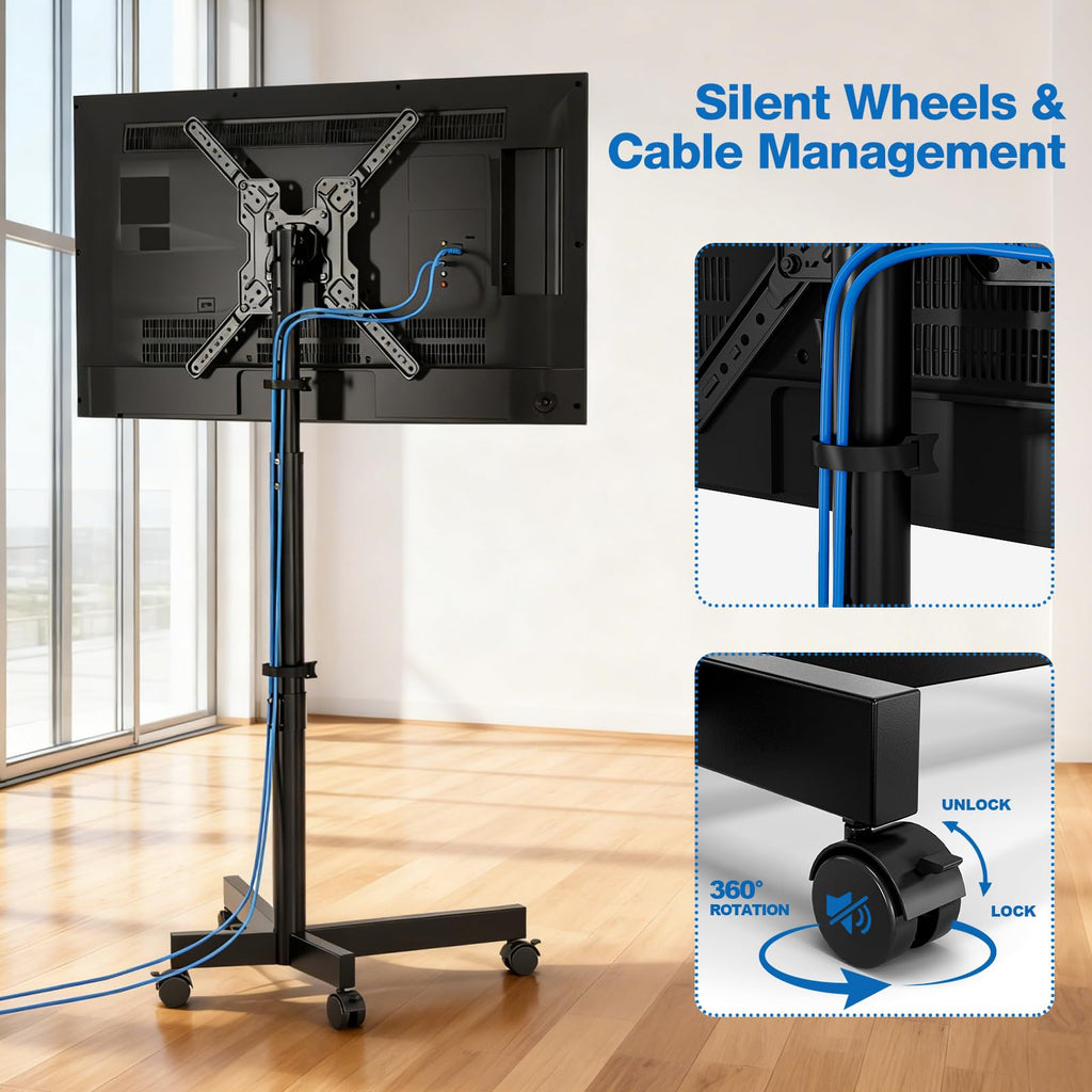Mobile TV Cart for 13-55 inch TVs Q584448