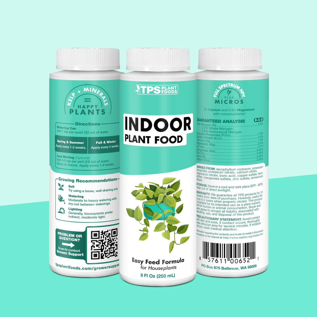 Indoor Plant Food Liquid Fertilizer 32oz V770806