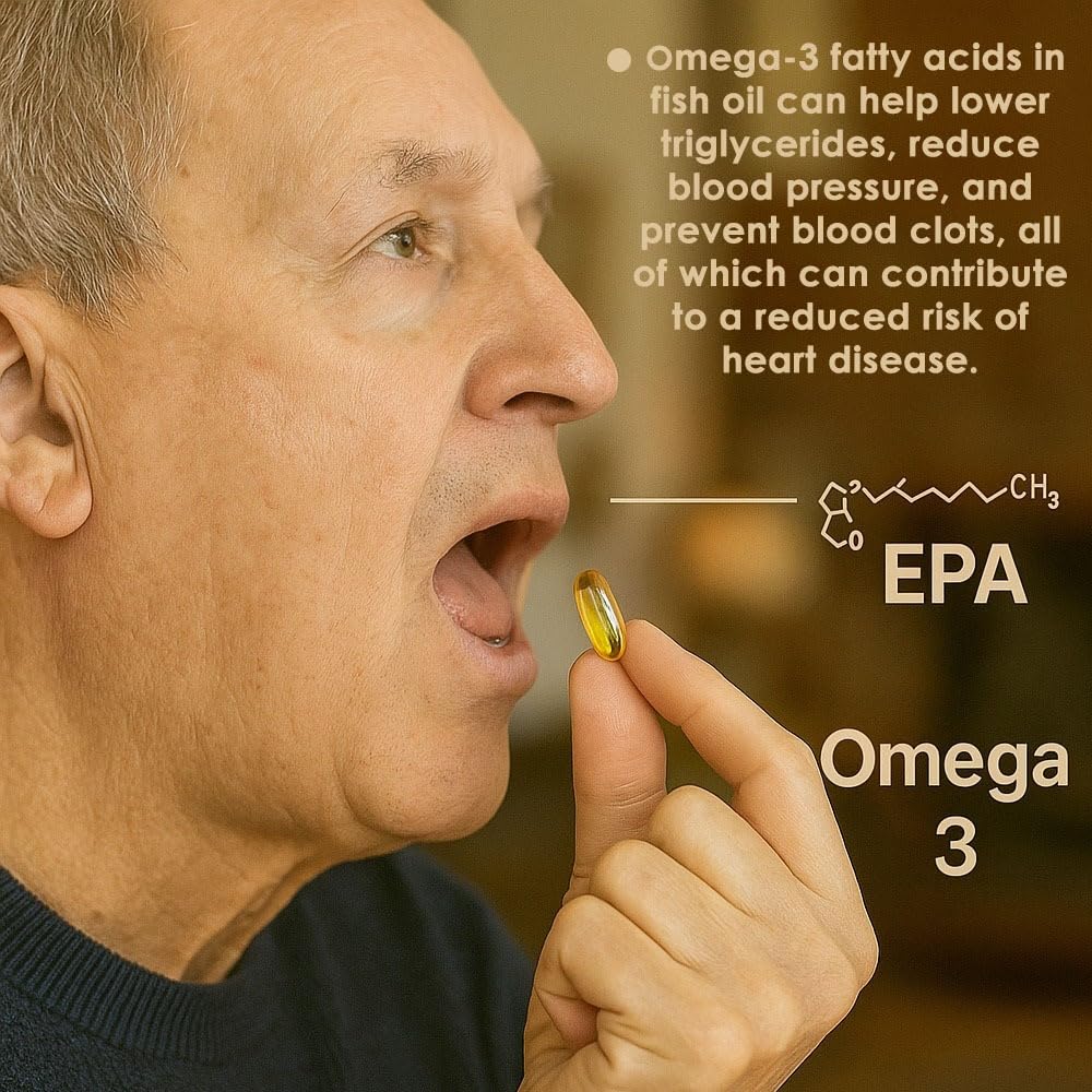 Omega 3 Fish Oil 1000mg 300 Softgels M5632