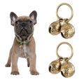 Copper Brass Dog Collar Bells 4 PCS S9444