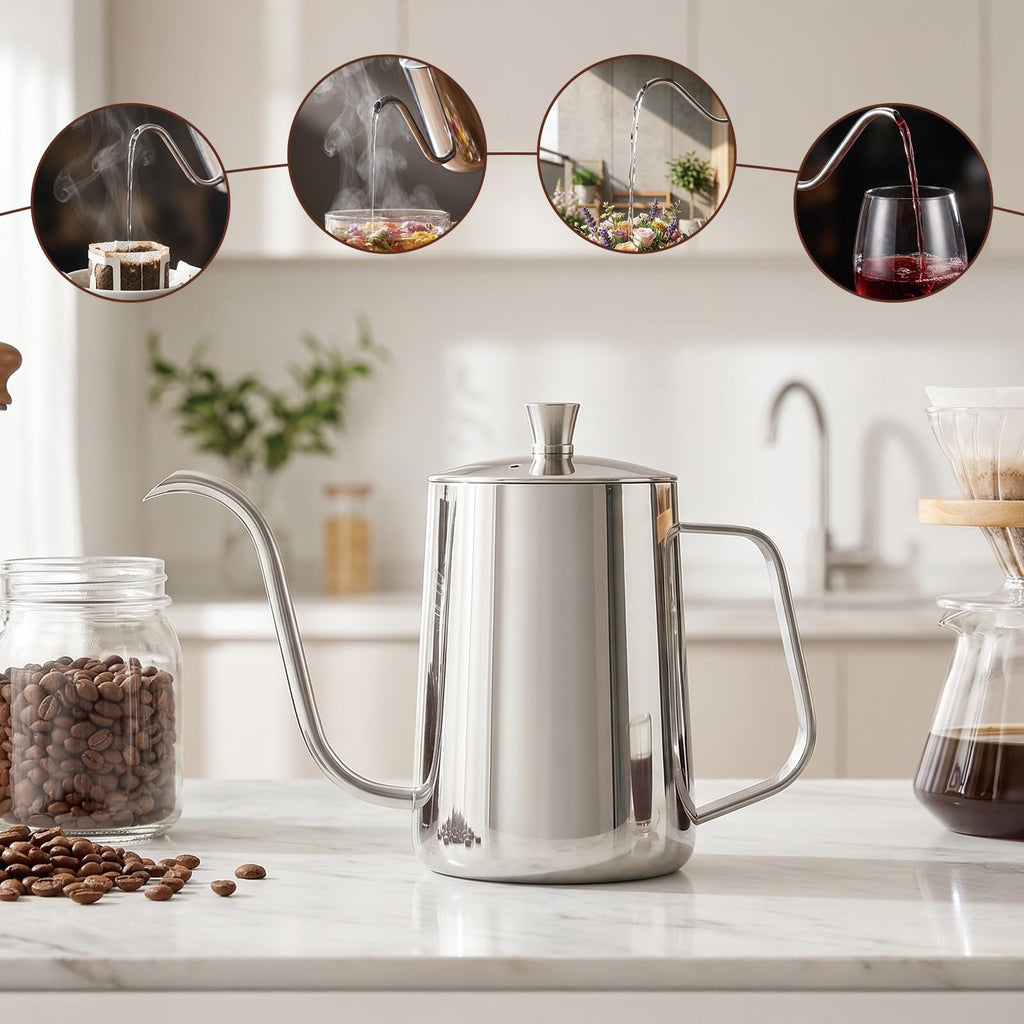 20 oz Stainless Steel Pour Over Kettle Y55689