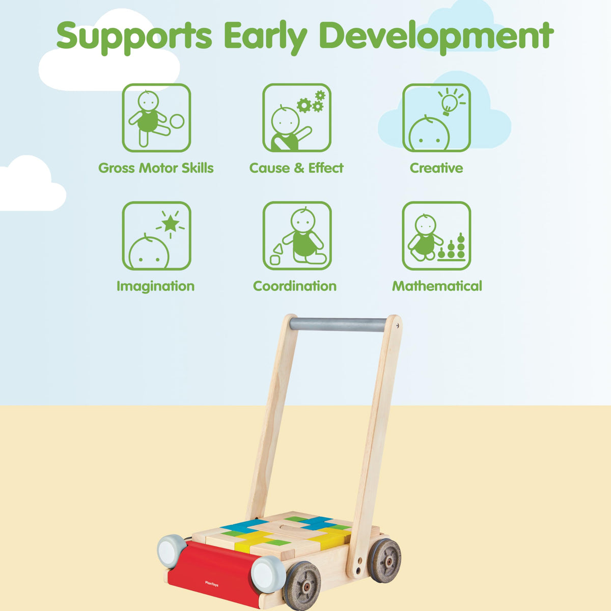 Wooden Baby Walker G748