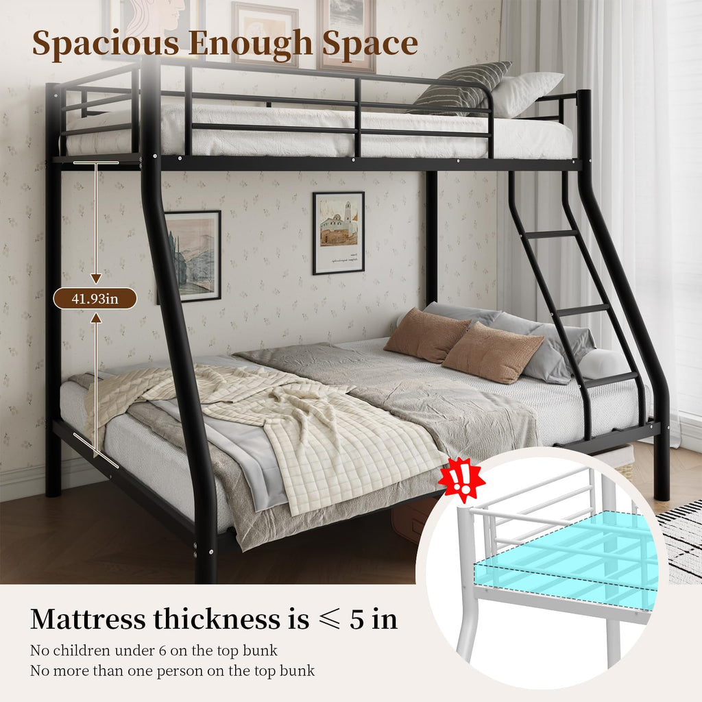 Twin Over Full Size Metal Bunk Beds X254