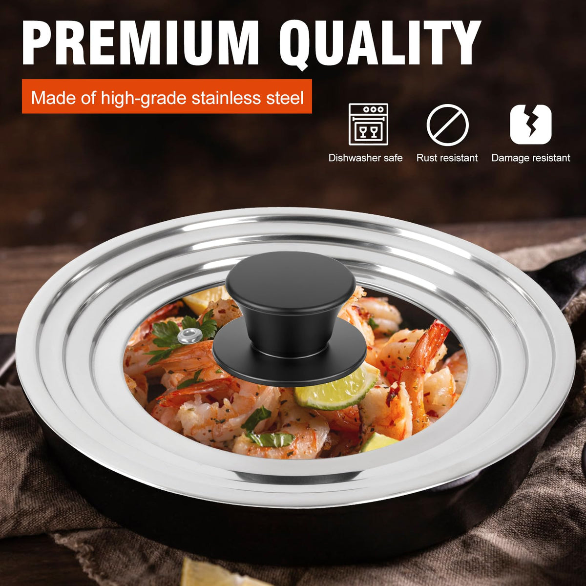 Tempered Glass Cookware Lids Y11555